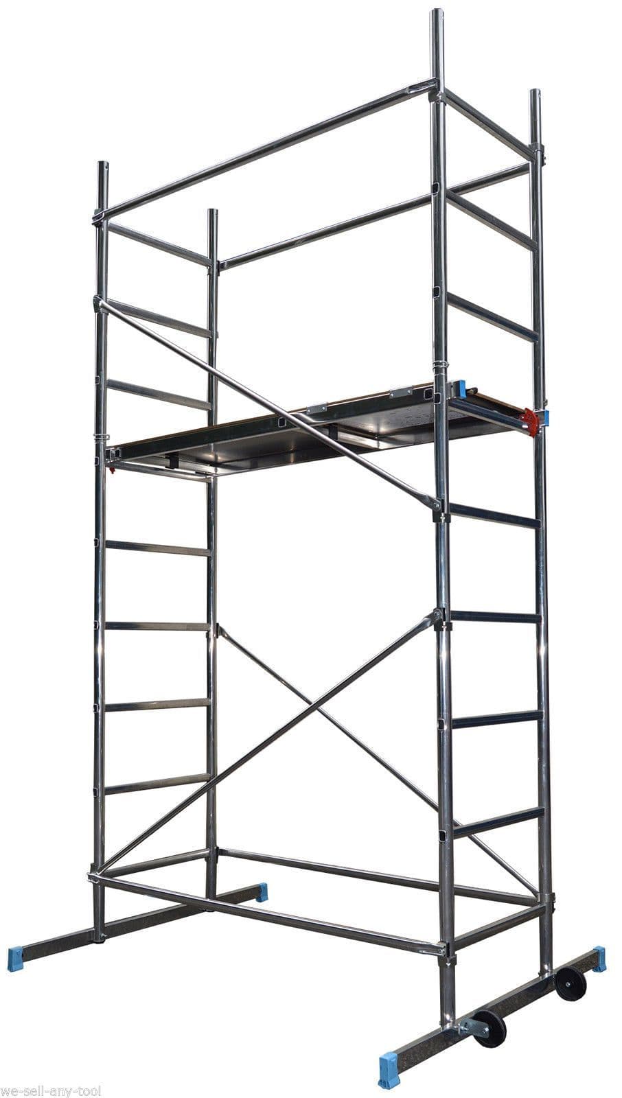 SUPER 4m DIY Aluminium Scaffold Tower FREE LIFETIME GUARANTEE